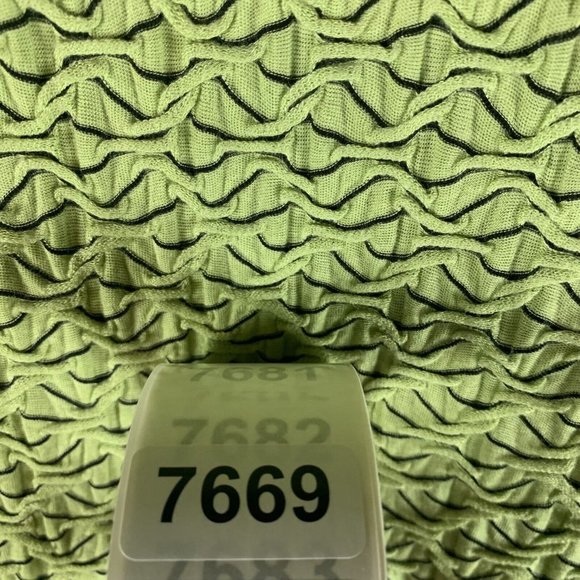 Habit Fit & Flare Dress Women's Small Green Printed Stretch Sleeveless 7669 - Picture 7 of 7